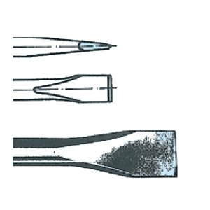 Daltă lată HEX-10, Lungime = 135, Latime = 19 mm